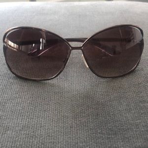 Tom Ford Carla 66mm oversized round sunglasses
